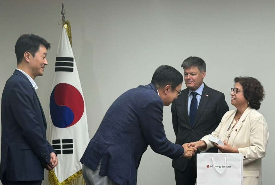 Chilean delegation meets companies interested in lithium in Seoul