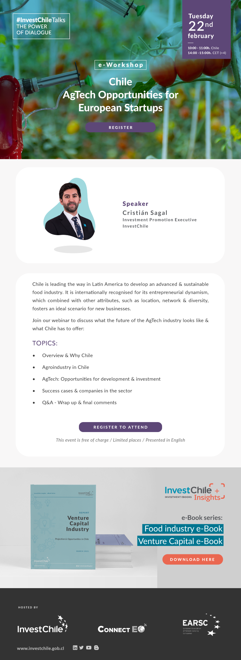 About InvestChile Background