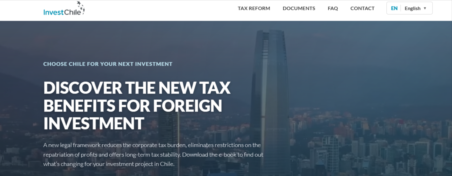 DISCOVER NEW TAX BENEFITS FOR FOREIGN INVESTMENT